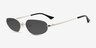 Alves Silver MetalSunglass Frames from EyeBuyDirect, Angle View