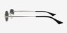 Alves Silver MetalSunglass Frames from EyeBuyDirect, Side View