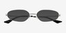Alves Silver MetalSunglass Frames from EyeBuyDirect, Closed View