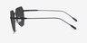 Riva Black MetalSunglass Frames from EyeBuyDirect, Side View