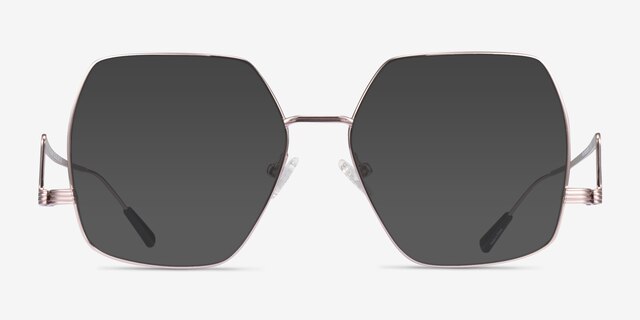 Cunningham Or rose MétalSoleil de Lunette de vue d'EyeBuyDirect, Vue de Face