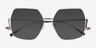 Cunningham Or rose MétalSoleil de Lunette de vue d'EyeBuyDirect, Vue Rapprochée