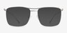 Legacy Silver MetalSunglass Frames from EyeBuyDirect, Front View