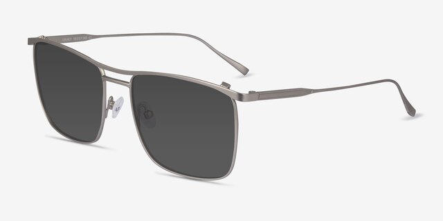 Legacy Silver MetalSunglass Frames from EyeBuyDirect, Angle View