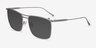 Legacy Silver MetalSunglass Frames from EyeBuyDirect, Angle View