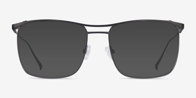 Legacy Black MetalSunglass Frames from EyeBuyDirect, Front View