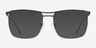 Legacy Black MetalSunglass Frames from EyeBuyDirect, Front View