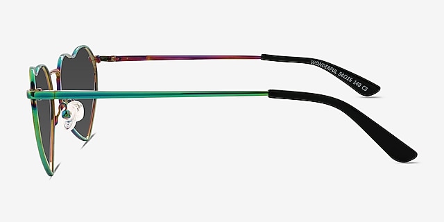 Wonderful Multicolor MetalSunglass Frames from EyeBuyDirect, Side View