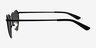 Wonderful Black MetalSunglass Frames from EyeBuyDirect, Side View