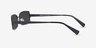 Quanta Black MetalSunglass Frames from EyeBuyDirect, Side View