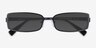 Quanta Black MetalSunglass Frames from EyeBuyDirect, Closed View