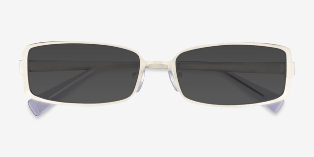 Quanta Gold MetalSunglass Frames from EyeBuyDirect, Closed View