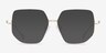Ciri Gold TitaniumSunglass Frames from EyeBuyDirect, Front View