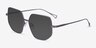 Ciri Purple TitaniumSunglass Frames from EyeBuyDirect, Angle View