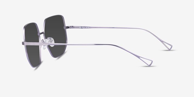 Ciri Purple TitaniumSunglass Frames from EyeBuyDirect, Side View