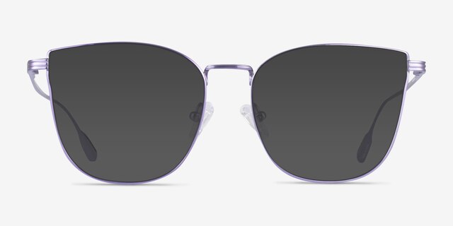 Pico Purple TitaniumSunglass Frames from EyeBuyDirect, Front View