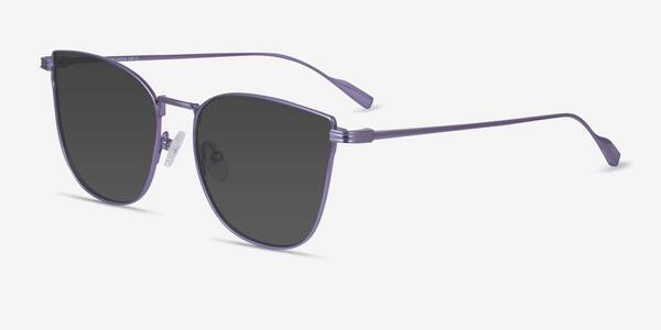 Purple Pico -  Titanium Sunglasses