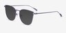 Pico Purple TitaniumSunglass Frames from EyeBuyDirect, Angle View