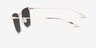 Pico Rose Gold TitaniumSunglass Frames from EyeBuyDirect, Side View