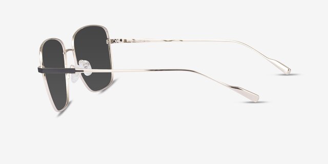 Soni Black TitaniumSunglass Frames from EyeBuyDirect, Side View