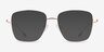 Soni Rose Gold TitaniumSunglass Frames from EyeBuyDirect, Front View