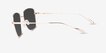 Soni Rose Gold TitaniumSunglass Frames from EyeBuyDirect, Side View