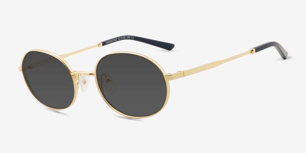 Shiny Gold Crawford -  Metal Sunglasses