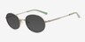 Crawford Gunmetal MetalSunglass Frames from EyeBuyDirect, Angle View