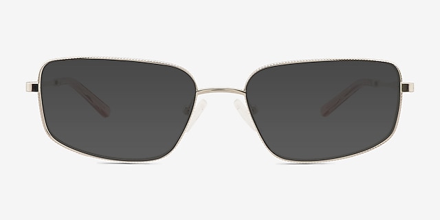 Gosselin Silver MetalSunglass Frames from EyeBuyDirect, Front View