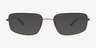 Gosselin Gunmetal MetalSunglass Frames from EyeBuyDirect, Front View