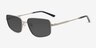 Gosselin Gunmetal MetalSunglass Frames from EyeBuyDirect, Angle View