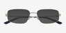 Gosselin Gunmetal MetalSunglass Frames from EyeBuyDirect, Closed View