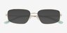 Gosselin Silver Blue MetalSunglass Frames from EyeBuyDirect, Closed View