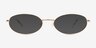 Graham Rose Gold MetalSunglass Frames from EyeBuyDirect, Front View