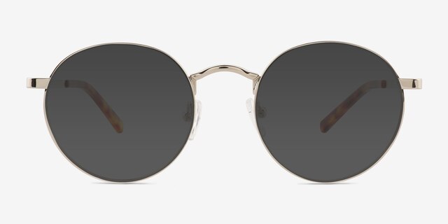 Rex Silver MetalSunglass Frames from EyeBuyDirect, Front View