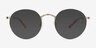 Rex Silver MetalSunglass Frames from EyeBuyDirect, Front View