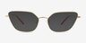 Bextor Gold MetalSunglass Frames from EyeBuyDirect, Front View