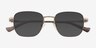 Granger Gunmetal MetalSunglass Frames from EyeBuyDirect, Closed View