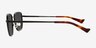 Granger Black MetalSunglass Frames from EyeBuyDirect, Side View