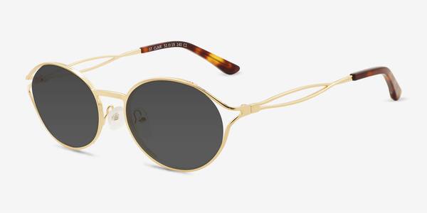 Gold St Clair -  Metal Sunglasses