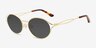 St Clair Gold MetalSunglass Frames from EyeBuyDirect, Angle View