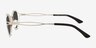 St Clair Silver MetalSunglass Frames from EyeBuyDirect, Side View