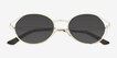 St Clair Silver MetalSunglass Frames from EyeBuyDirect, Closed View