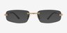 Marin Gold Alternative MaterialsSunglass Frames from EyeBuyDirect, Front View