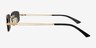 Marin Gold Alternative MaterialsSunglass Frames from EyeBuyDirect, Side View