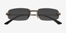 Marin Bronze Alternative MaterialsSunglass Frames from EyeBuyDirect, Closed View