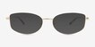 Loxwood Gold Alternative MaterialsSunglass Frames from EyeBuyDirect, Front View