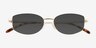Loxwood Gold Alternative MaterialsSunglass Frames from EyeBuyDirect, Closed View