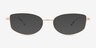 Loxwood Rose Gold Alternative MaterialsSunglass Frames from EyeBuyDirect, Front View