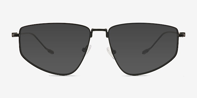 Grantham Black Alternative MaterialsSunglass Frames from EyeBuyDirect, Front View
